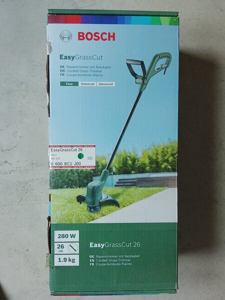 Trimmer electric Bosch (nou) - gradina, tuns iarba, gazon, buruieni