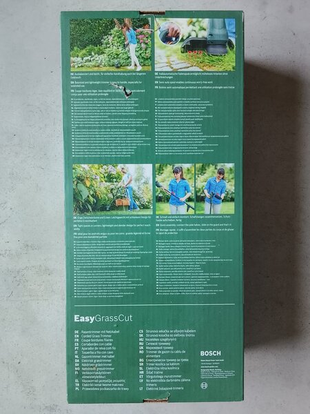 Trimmer electric Bosch (nou) - gradina, tuns iarba, gazon, buruieni
